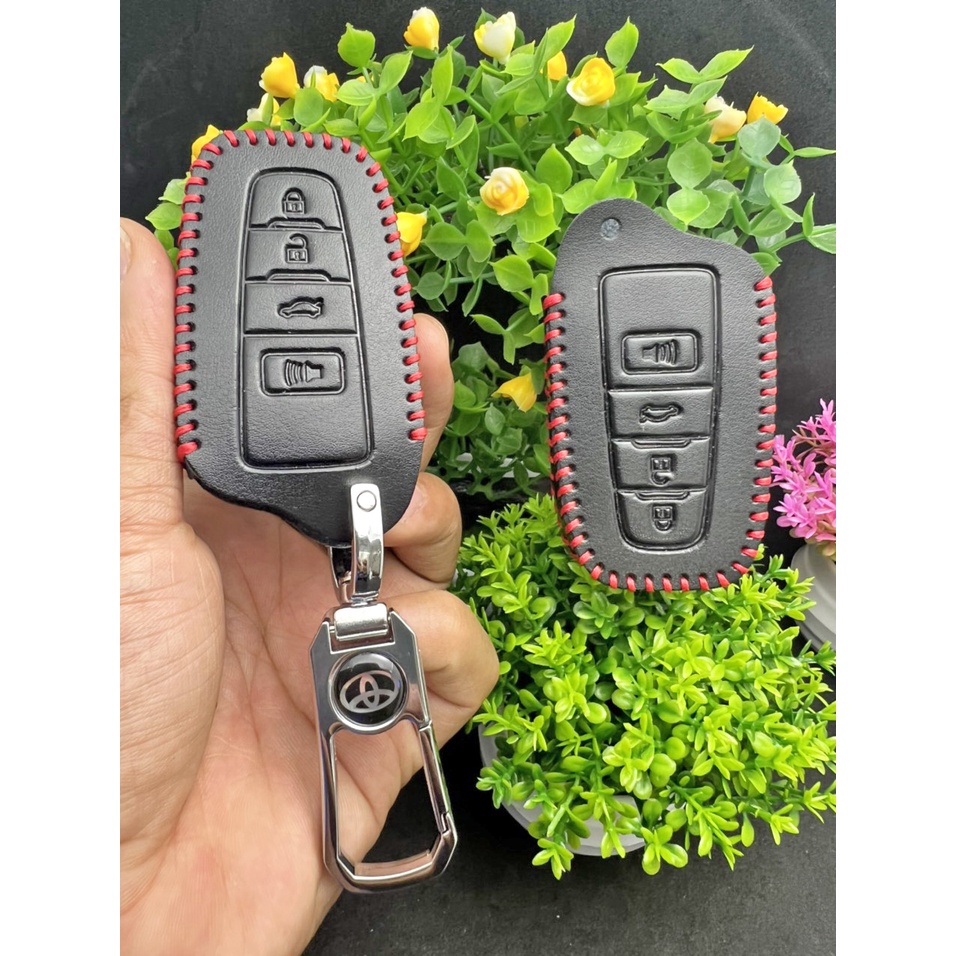 Bao Da chìa khóa xe ô tô Toyota Camry, Corolla Cross,Corolla Altis 2022 _2021_2020