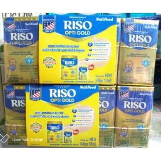 1 THÙNG SỮA PHA SẴN RISO OPTIGOLD 110ML/180ML