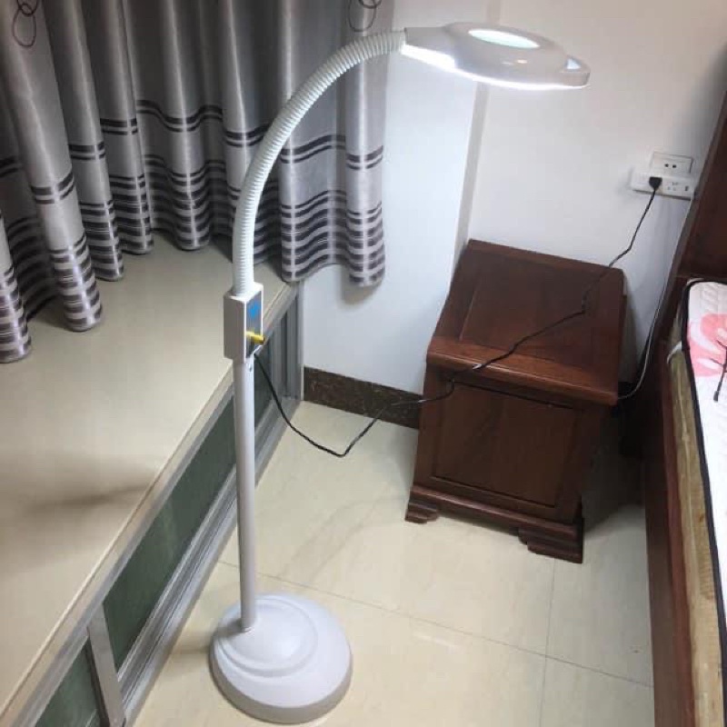 đèn cây nối mi spa