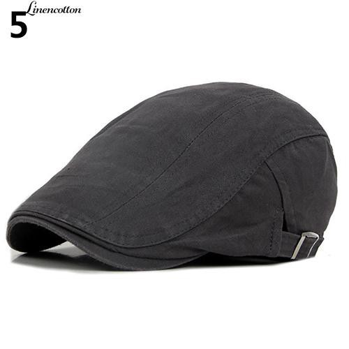 Mũ beret màu trơn phong cách cổ điển