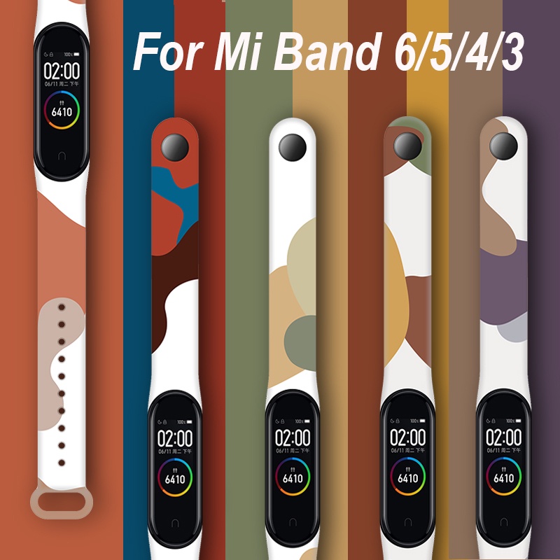 Dây Đeo Thay Thế 17 Màu Sắc Cho Mi Band 6/5 Mi Band 4/3