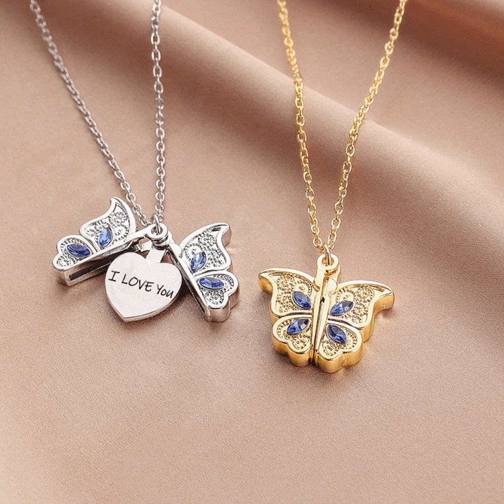 Vòng cổ Mặt Hộp Hình Trái Tim Có Thể Gắn Ảnh Khắc Chữ Best Friends