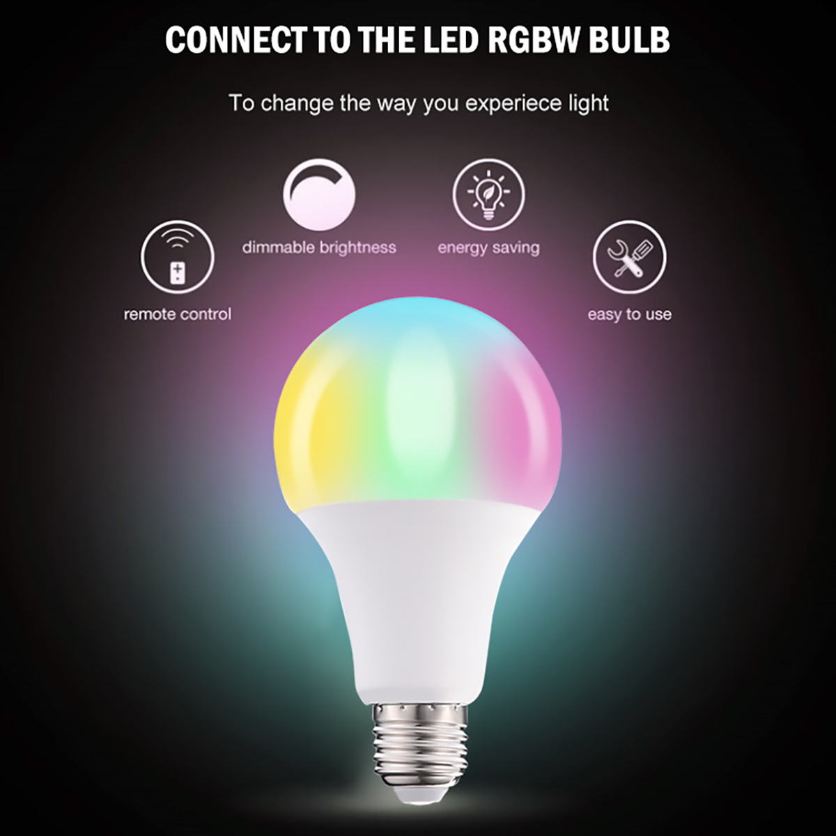 Đèn Led Rgbw Thông Minh 5w 9w 10w 15w 18w 25w Nhiều Màu Sắc