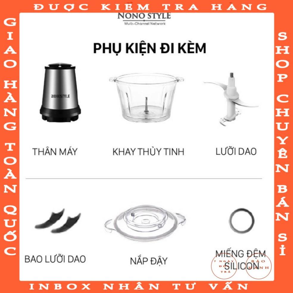 Máy xay thịt thực phẩm đa năng - Thiết bị xay trộn nghiền - BH 12 THÁNG