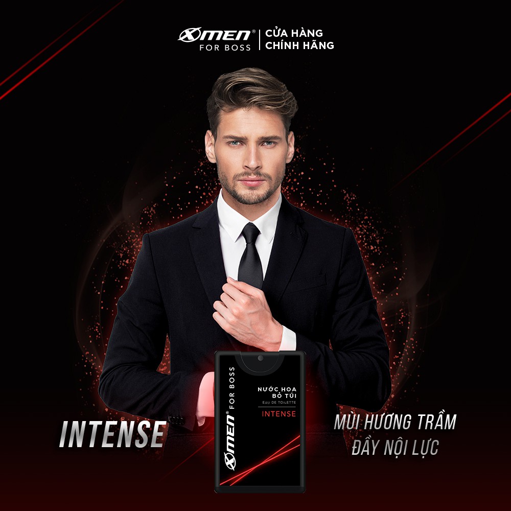 Bộ 3 Nước hoa bỏ túi Xmen for Boss Intense 18ml/chai | BigBuy360 - bigbuy360.vn