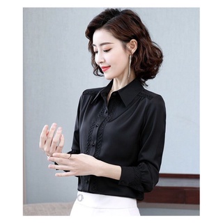 ÁO SƠ MI CÔNG SỞ NỮ VIỀN REN CAO CẤP