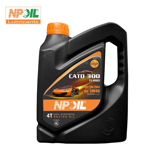 Dầu động cơ - CATO 300 API SN/CK4, SAE 5W40/5W30 - can 4L