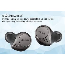 Tai Nghe Không Dây Bluetooth True Wireless Jabra Elite 75T Thiết Kế Hiện Đại Âm Thanh Cao Cấp Chống Nước [ BH 12 Tháng ]