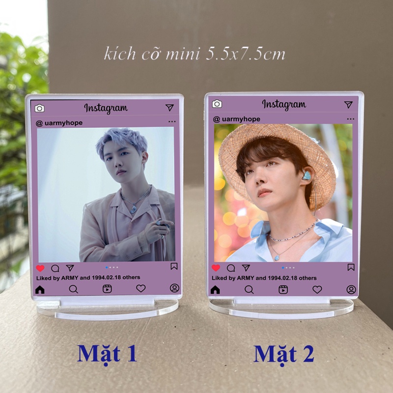 Tượng instagram BTS kích cỡ mini