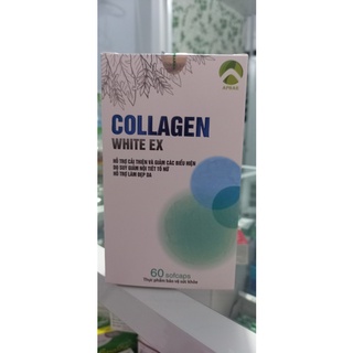 Viên uống COLLAGEN WHITE EX hỗ trợ làm đẹp da, cân bằng nội tiết tố, mờ nám tàn nhang – Hộp 60 viên