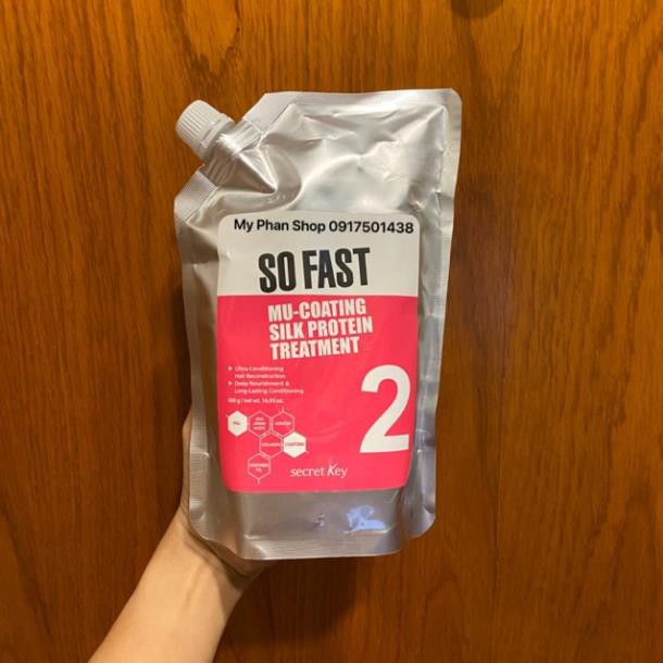 Kem ủ tóc Secret Key So Fast Mu-Coating Silk Protein Treatment