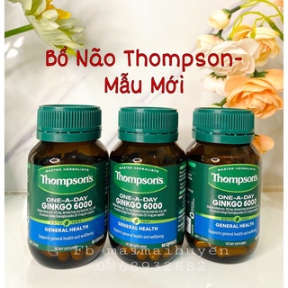 Bổ não ginkgo thompson úc 6000mg lọ 60v