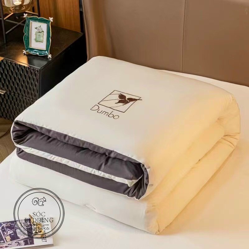 Bộ chăn phao Dumbo ấm áp chất vải mềm mịn, thiết kế sang trọng, hiện đại trẻ trung hot nhất thu đông 2021
