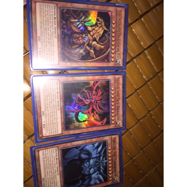 [ THẺ BÀI YUGIOH ] TAM THẦN AI CẬP RA, SLIFER ( OSIRIS ) , OBELISK ULTRA RARE ( LDK2 )