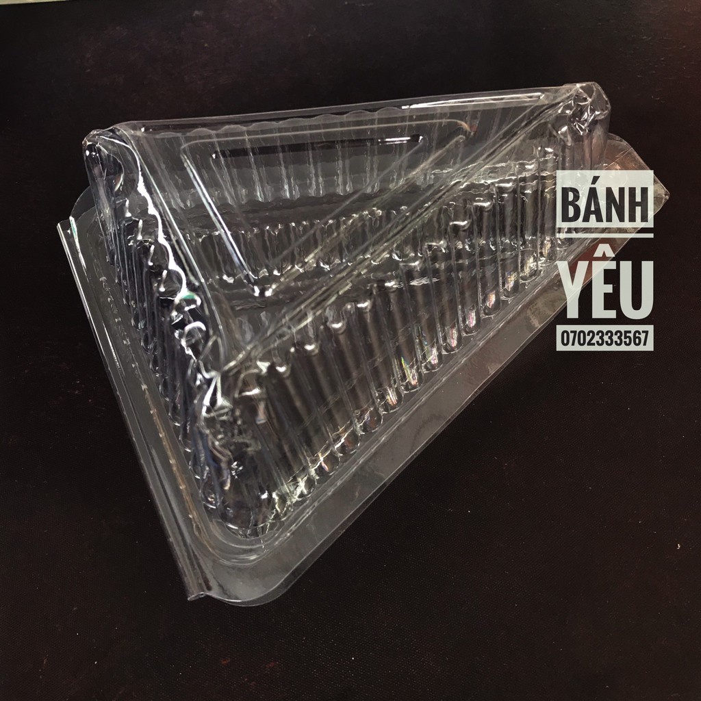 (Lốc 100) Hộp nhựa tam giác gập - BB38B