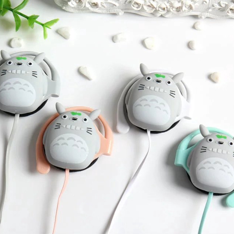 Tai Nghe Nhét Tai Hình Totoro Có Micro Jack 3.5mm