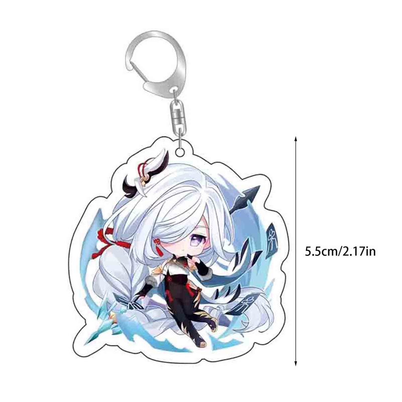 Móc Khóa Phong Cách Game Genshin Impact Cá Tính