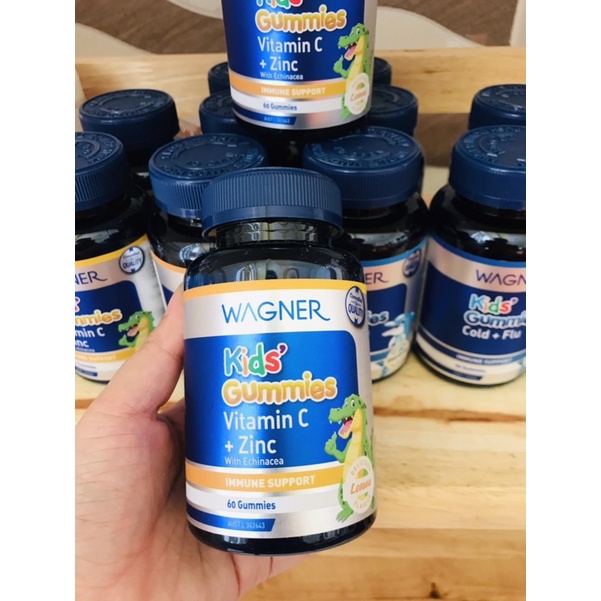 Kẹo dẻo WAGNER cold &amp; flu và vitaminC &amp; zinC