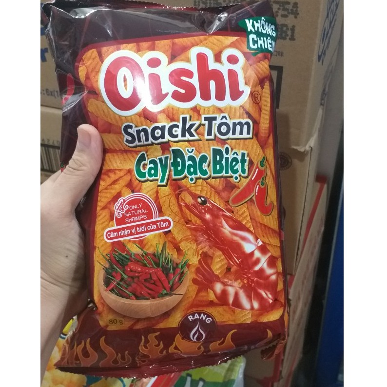 Bim bim Oishi các vị gói 80g
