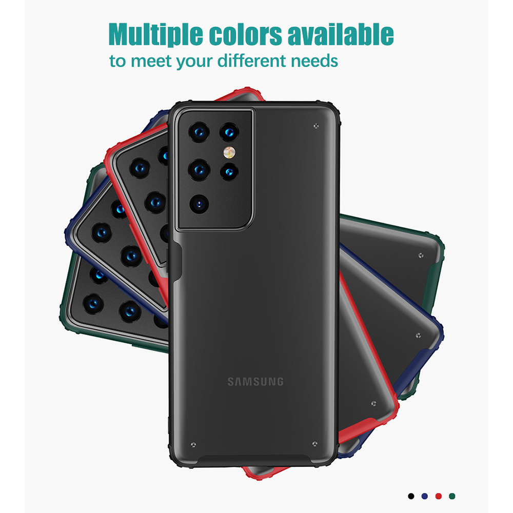 NECCXT Ốp lưng Chống sốc Samsung Galaxy S10 S20 S21 Plus Ultra S10e Samsung S20 FE 5G Ốp Điện Thoại Cứng Siêu mỏng Trong suốt Mờ Chống va đập HJ