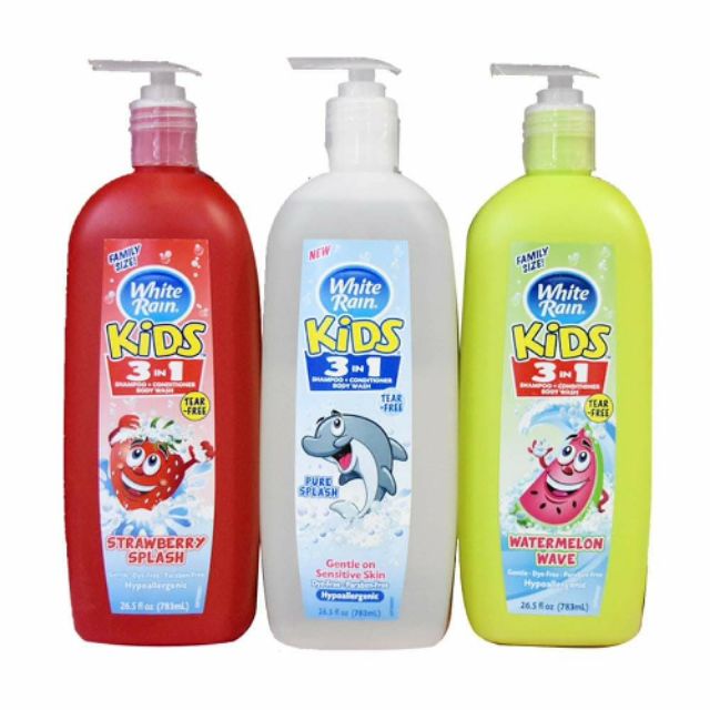 💦Sữa Tắm White Rain Kids 3in1 783ml của Mỹ