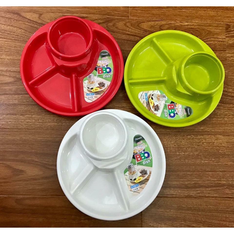 Khay Ăn Dặm Cho Bé Kèm Ngăn Để Cốc Tiện Lợi Nakaya Nội Địa Nhật Bản - KJ HOME