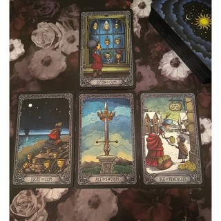 Bài Dark Mansion Tarot 3rd Edition Black Blue