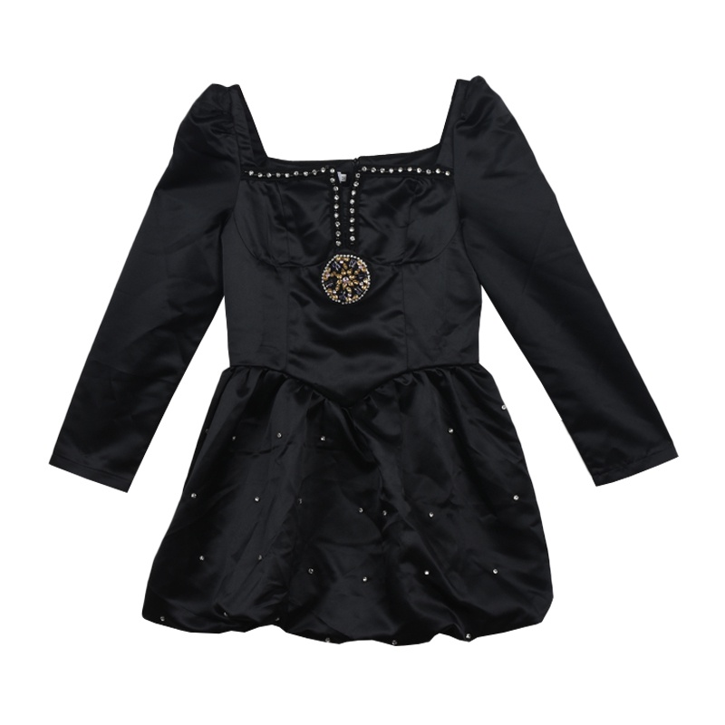 Váy Đầm Xòe Kiểu Pháp Hepburn Màu Đen Tay Phồng Phù Hợp Dự Tiệc Da Hội Sang Chảnh Hàng Thiết Kế Cao Cấp Độc Đáo Mẫu Mới | BigBuy360 - bigbuy360.vn