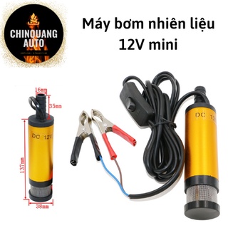 Máy bơm dầu diesel 12v, bơm nước mini 12v, máy bơm chìm 12v