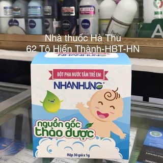 Bột pha nước tắm trẻ em Nhân Hưng