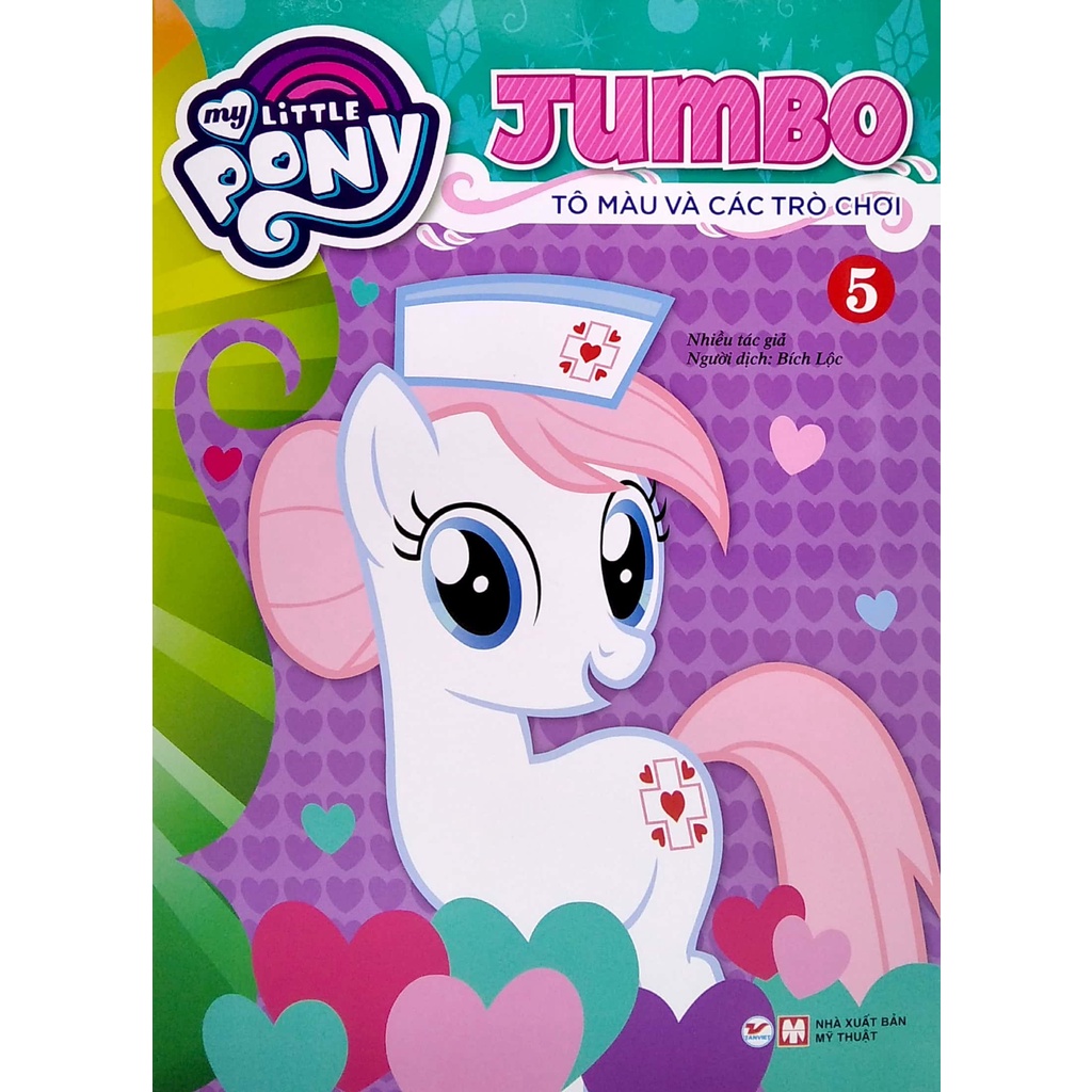 Sách Bộ Sách My Little Pony - Jumbo Tô Màu Và Các Trò Chơi (Bộ 8 Tập)