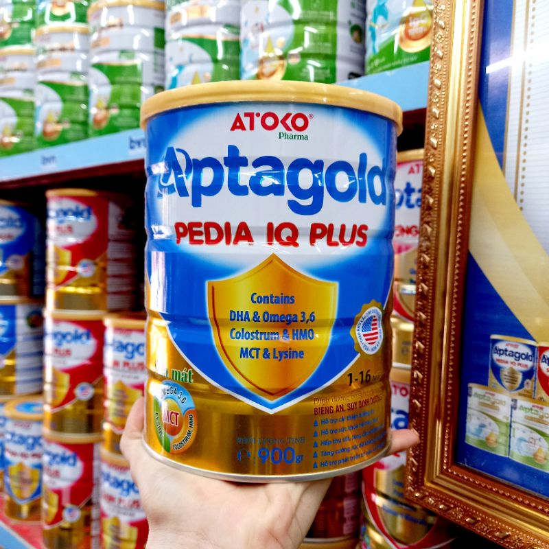 Sữa Bột Aptagold Pedia Plus 900g