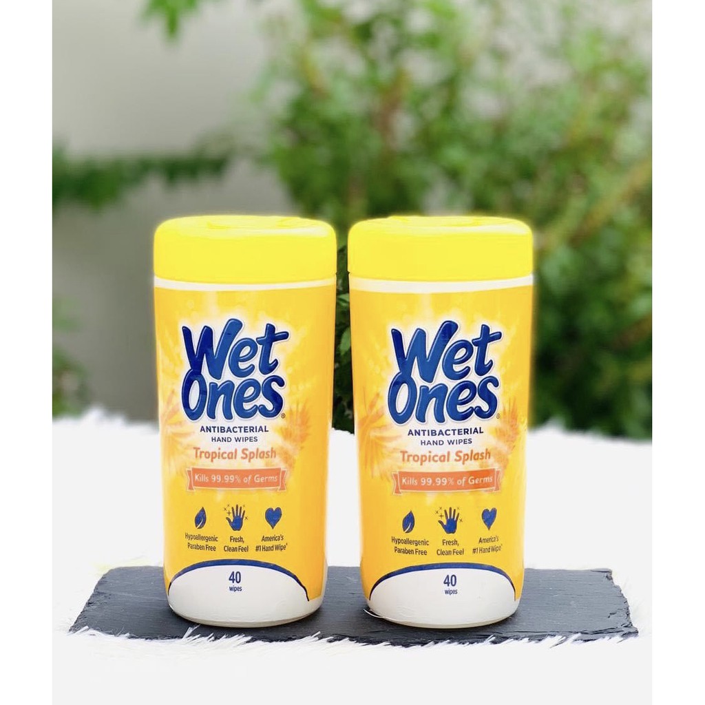 Khăn giấy diệt khuẩn ướt Wet Ones - Mỹ