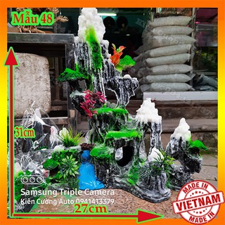 Mô hình núi - hòn non bộ - trang trí bể cá