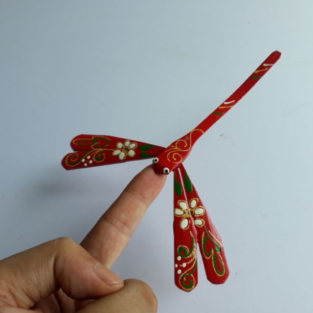 Chuồn chuồn tre nhiều màu 12cm giá tại xưởng xả kho Chuồn tre xinh shop TPHCM