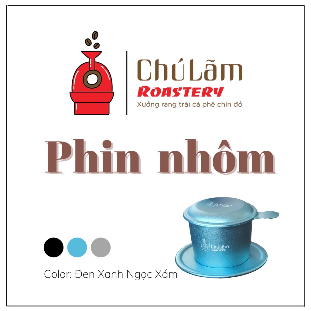 Phin cafe bằng nhôm cao cấp (xử lý màu bằng anode)