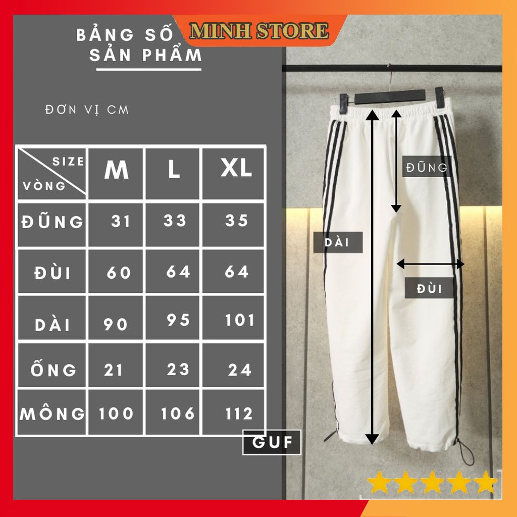 Quần Ống Rộng Nữ Nam Jogger Hàn Quốc, Quần Jogger Rằn Ri Nam Nữ đủ 6 màu - Minhstore66