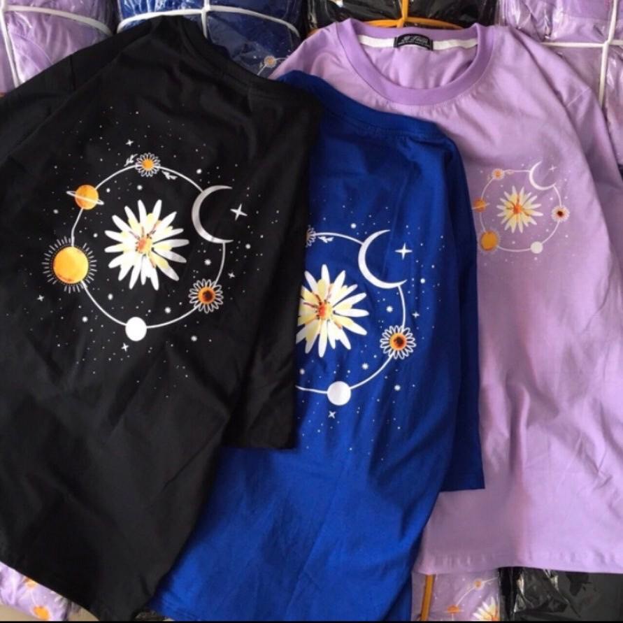 ÁO THUN VŨ TRỤ UNISEX CHẤT THUN COTTON MỀM MỊN
