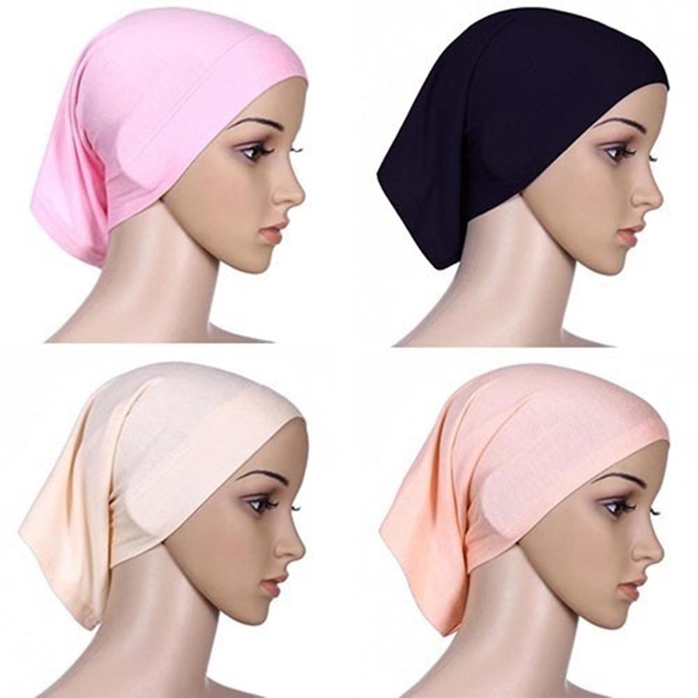 Khăn choàng đầu Hijab bằng cotton mềm cho phụ nữ hồi giáo