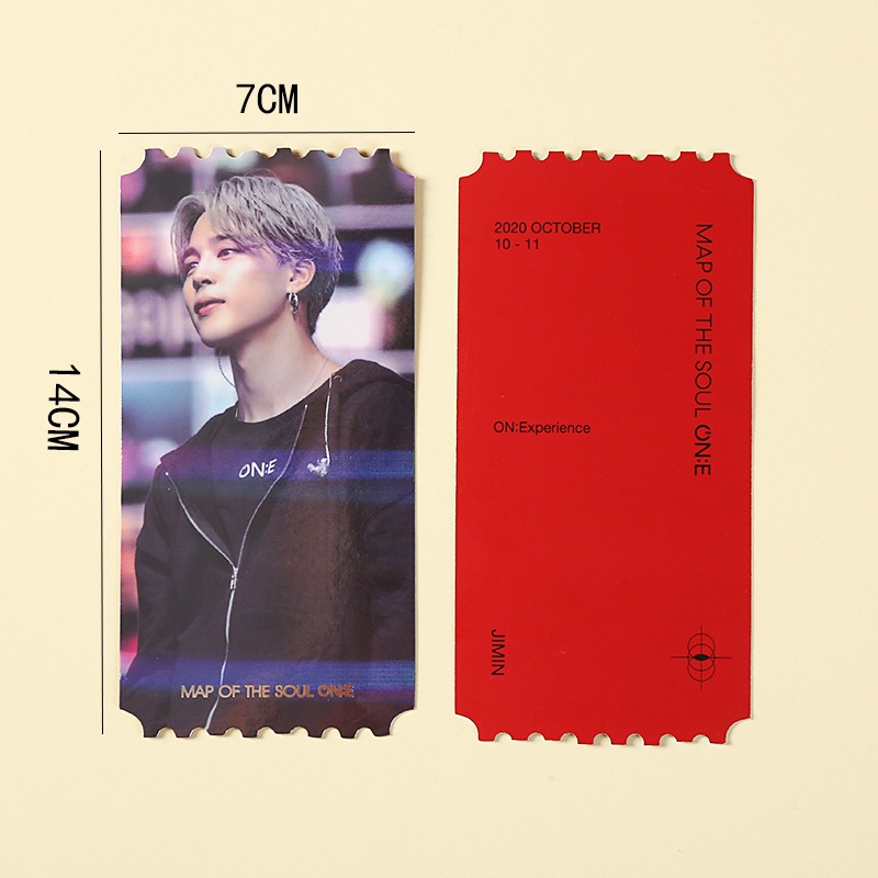 Bộ 7 tấm thẻ in hình các thành viên nhóm nhạc BTS
