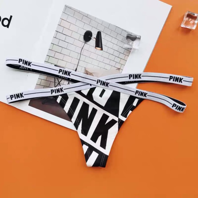 Quần Lót Lọt Khe Pink Dây Chéo Mới P254