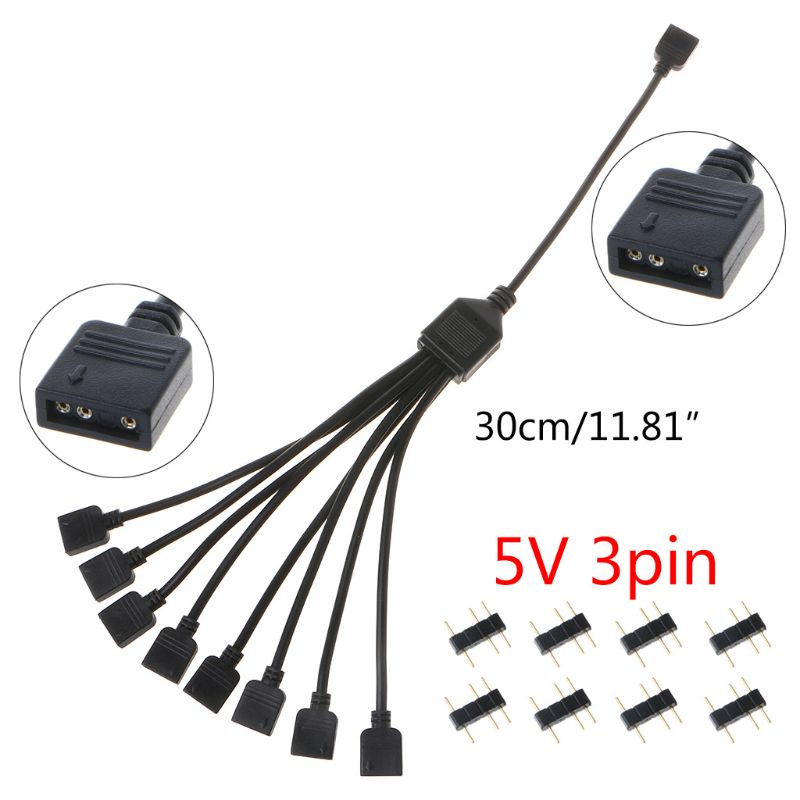 Dây Cáp Nối Bo Mạch Chủ Máy Tính 5V 3Pin RGB Chuyên Dụng