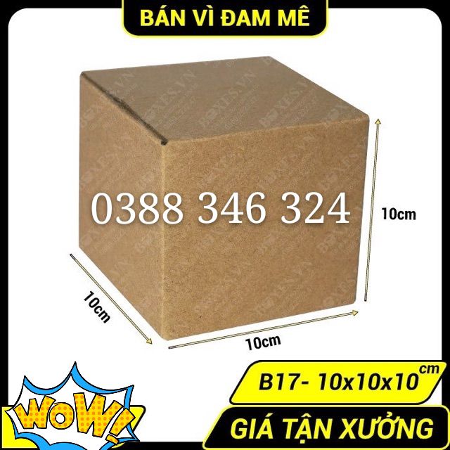 Hộp carton 10*10*10cm