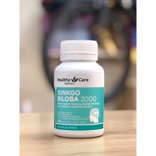 Bổ Não Healthy Care Ginkgo Biloba Úc mẫu mới