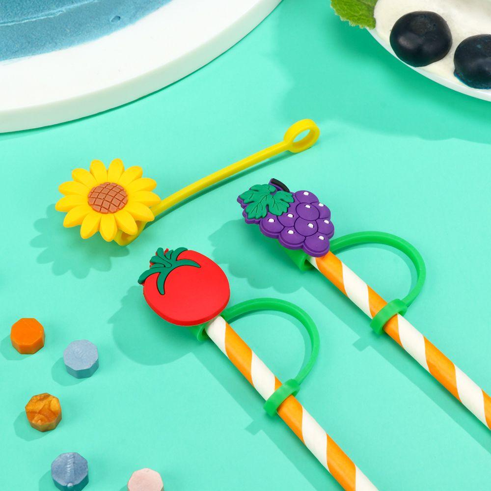 Nắp Đậy Ống Hút Bằng Silicone Chống Bụi Tiện Dụng