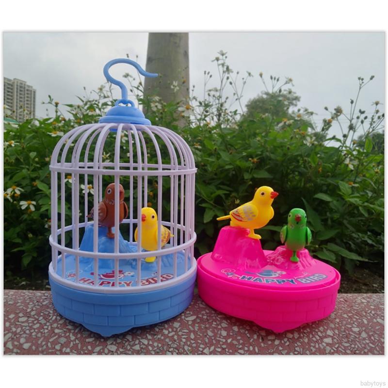 Lồng chim đồ chơi điều khiển bằng giọng nói độc đáo cho bé