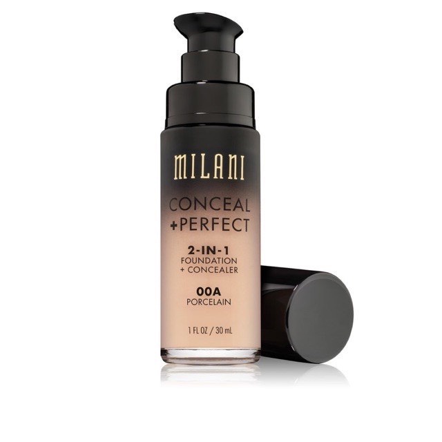 Kem nền MILANI Conceal + Perfect 2 in 1 Foundation &amp; Concealer (30ml)