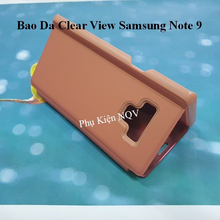 Note 9|| Bao Da Clear View Standing Samsung Note 9 - Pk NQV