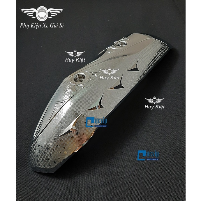 Ốp Che Pô Xe Lead 2022 ( 2017 - 2022 ) Xi Inox, Mạ Crom SMS3464