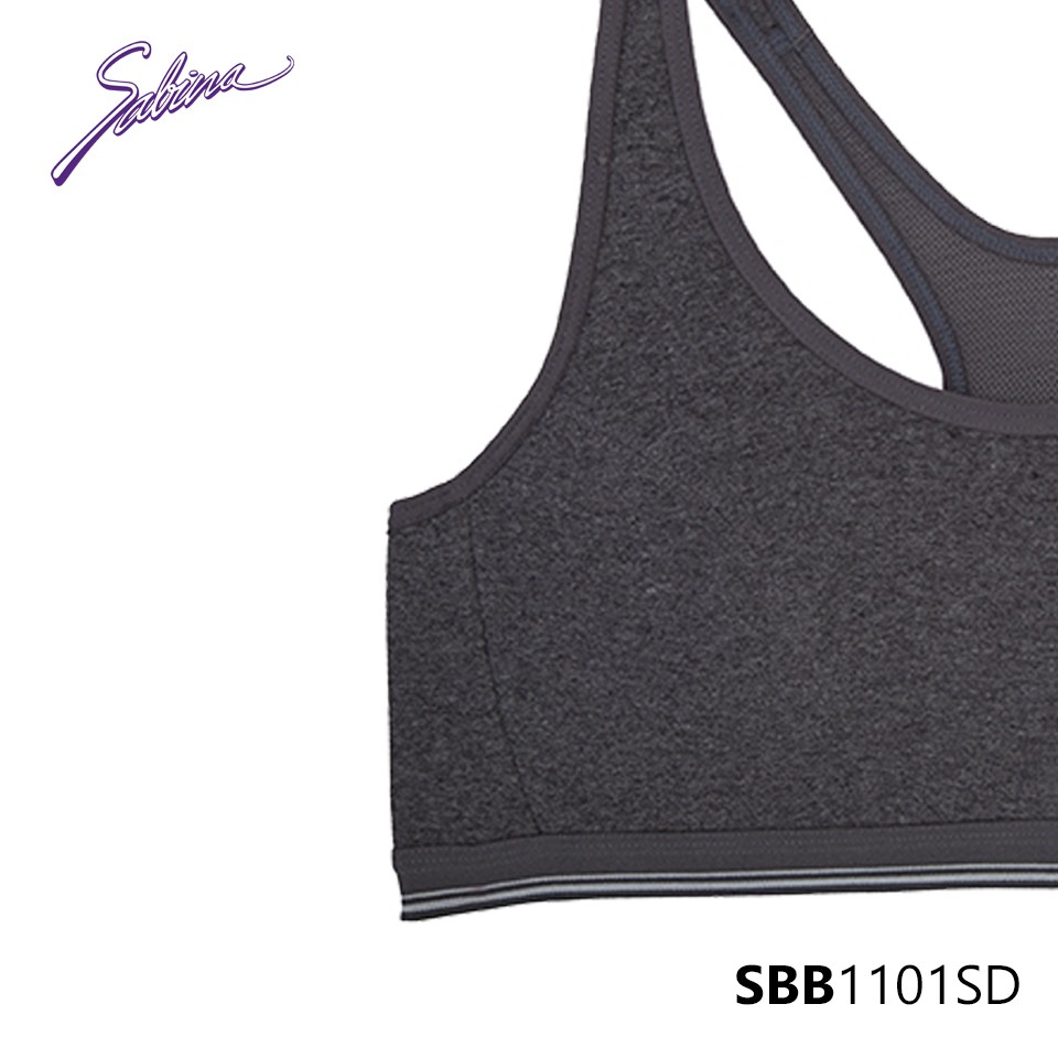 Áo Lót Thể Thao Dạng Ba Lỗ Màu Xám Đậm Basic Sport By Sabina SBB1101SD